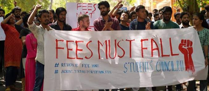 Kashmiri students in Punjab protest over fee charged by colleges amid COVID pandemic