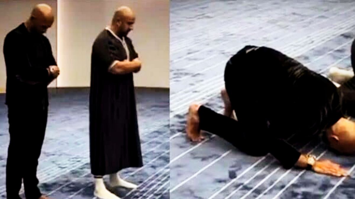 Andrew Tate converts to Islam, prayer video goes viral